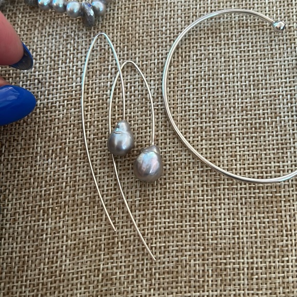 Chan Luu Gray Pearl Set Please Ask questions. - Picture 5 of 7